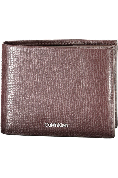 Calvin Klein Brown Leather Men Wallet