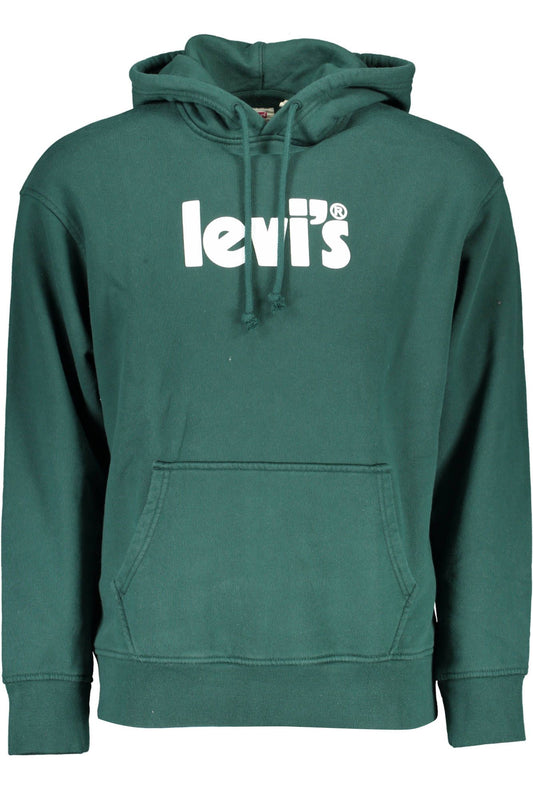 Levi's Green Cotton Men Sweater