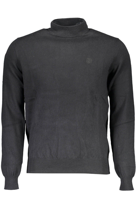 Eco-Chic Rollkragenpullover mit edler Stickerei