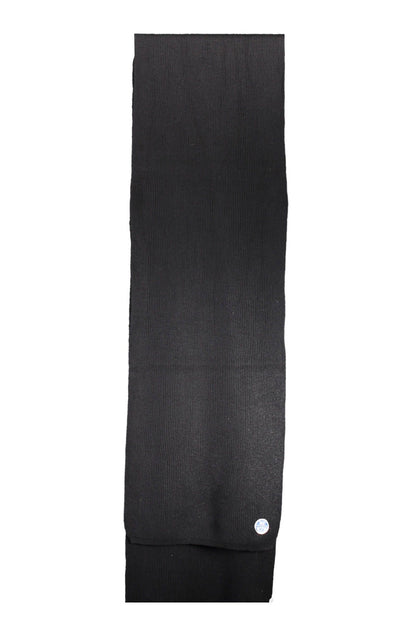 North Sails Black Cotton Men Scarf