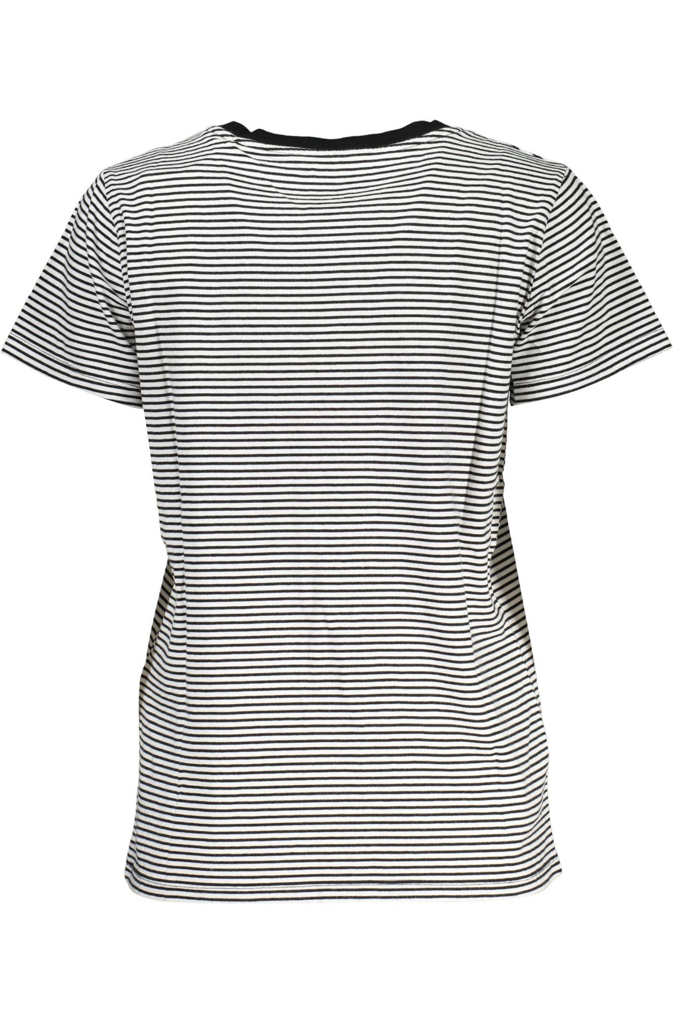 Sleek V-Neck Tee with Classic Logo