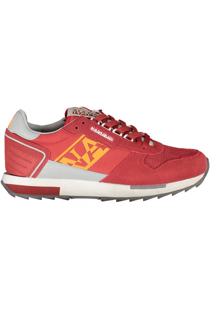 Napapijri Red Polyester Men Sneaker