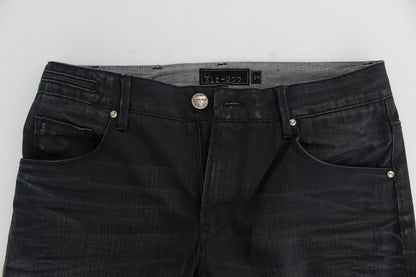 Jeans skinny slim fit in cotone grigio