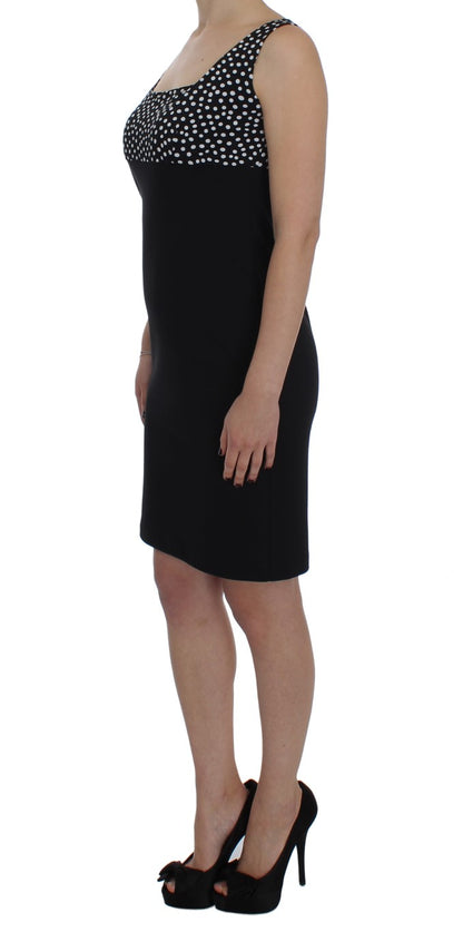 Ensemble robe fourreau extensible noire et pull