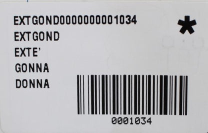 Gonna dritta elasticizzata in cotone blu nero