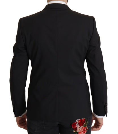 Giacca monopetto nera Blazer MARTINI