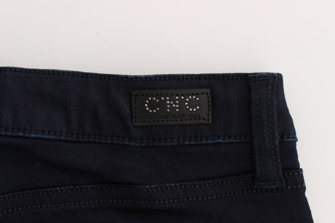 Jeans slim fit in misto cotone blu