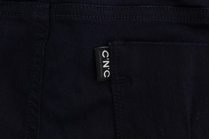 Jeans slim fit in misto cotone blu