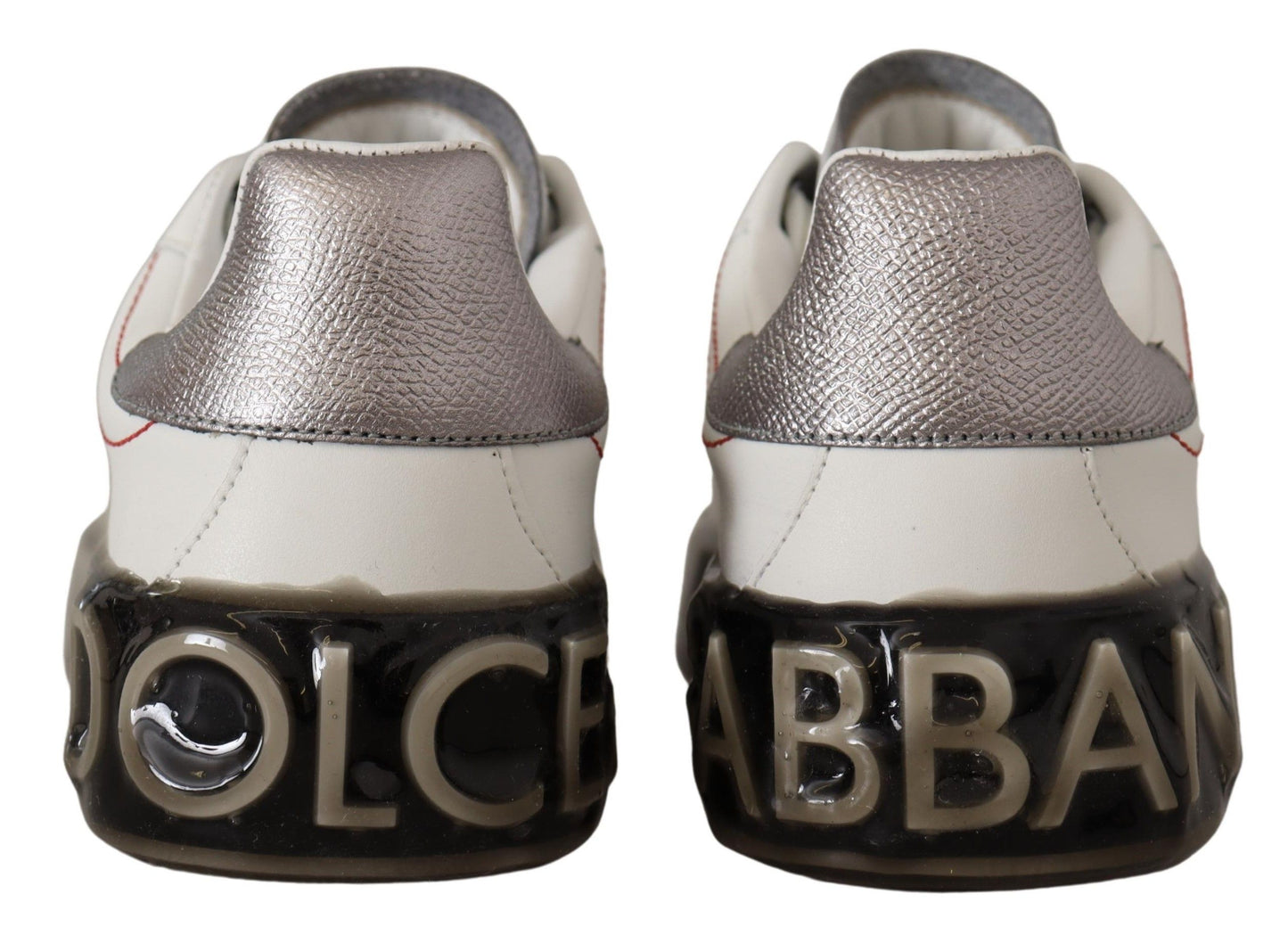 Scarpe in pelle bianca Sneakers Portofino con logo da donna