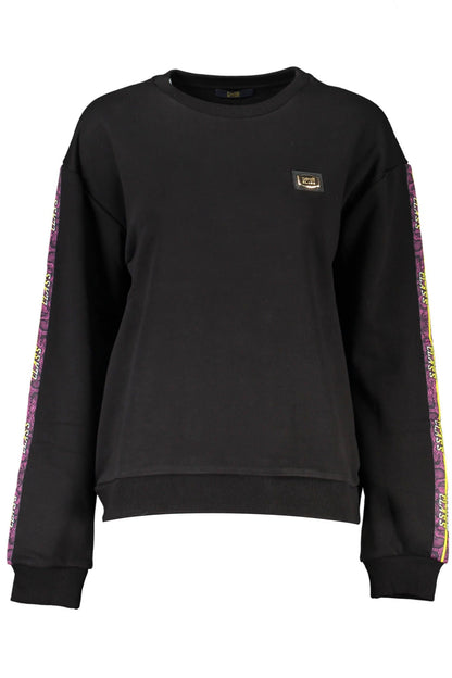 Cavalli Class Black Cotton Women Sweater