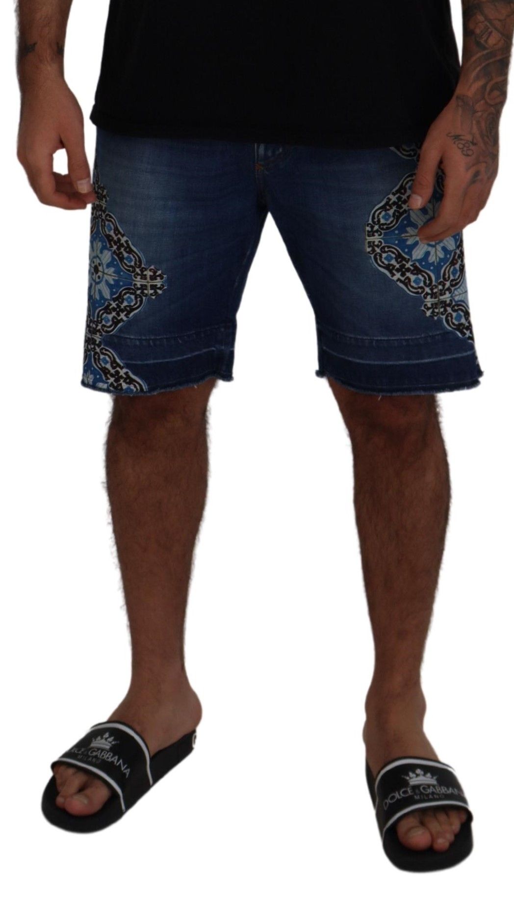 Elegante Slim Fit Denim Shorts