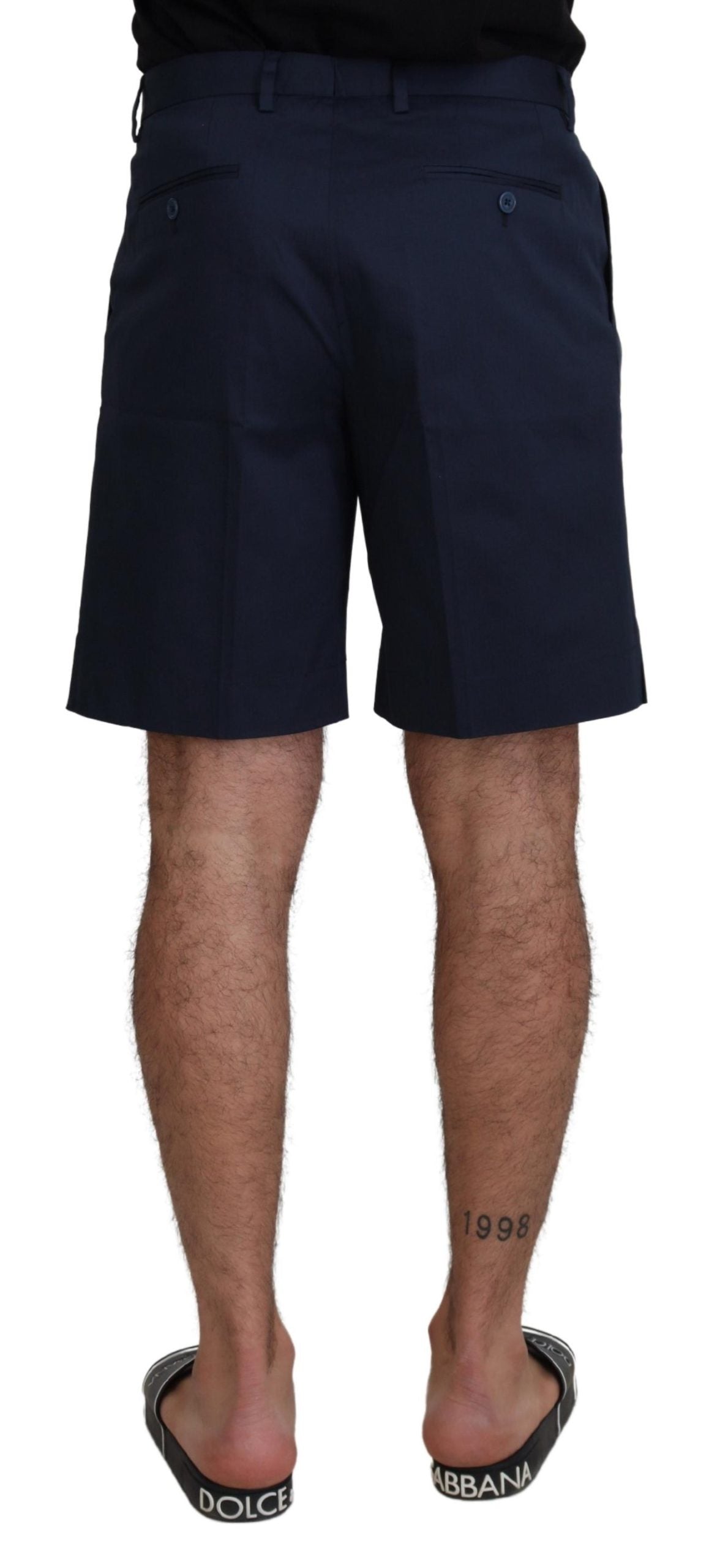 Elegante blaue Chino Shorts