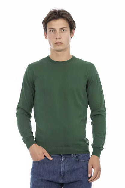 Maglione in cotone verde