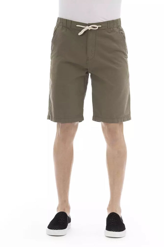 Army-Bermudashorts mit Kordelzug