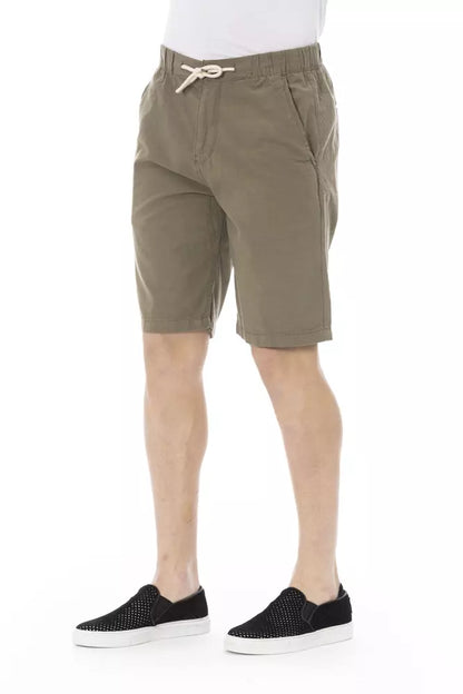 Army-Bermudashorts mit Kordelzug