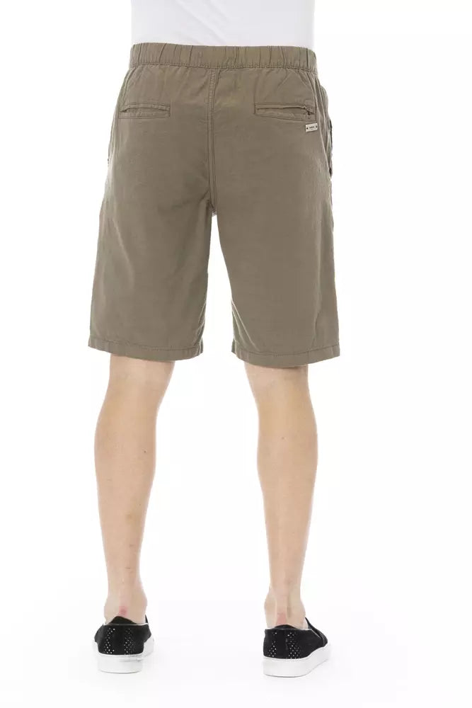 Army-Bermudashorts mit Kordelzug