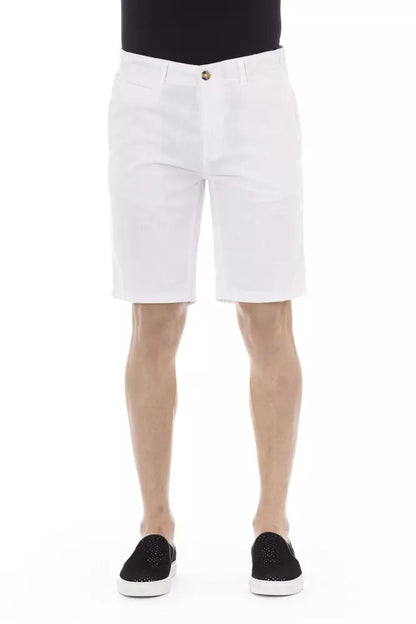 Elegante weiße Bermudashorts für Herren