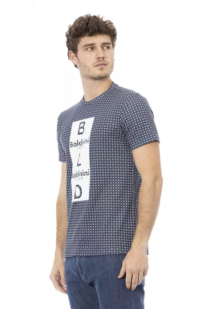 Baldinini Trend Gray Cotton Men T-Shirt