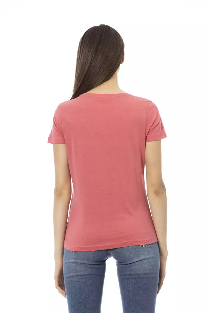 Top e T-shirt in cotone fucsia