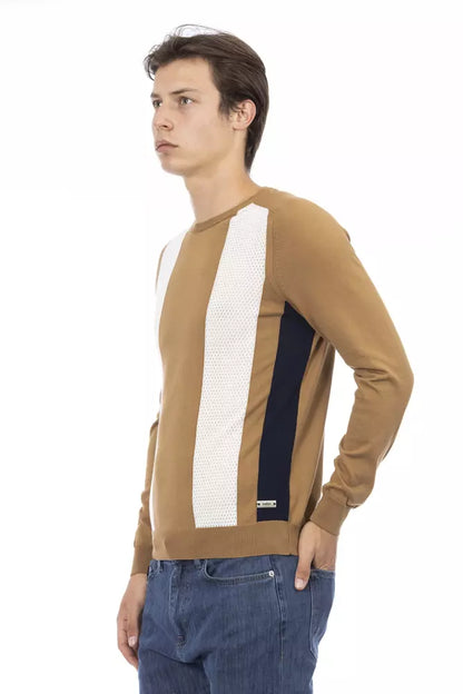 Maglione in cotone marrone