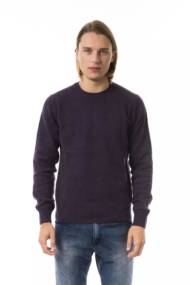 Maglione di lana viola