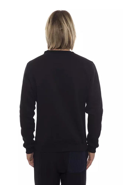 Nicolo Tonetto Black Cotton Men Sweater