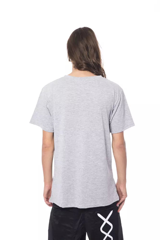 T-shirt in cotone grigio