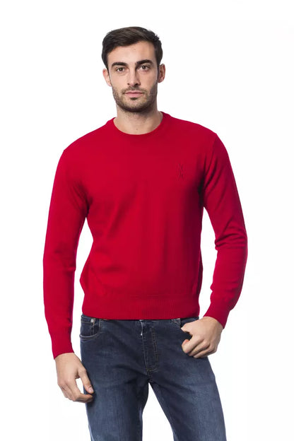 Maglione in lana merino rossa