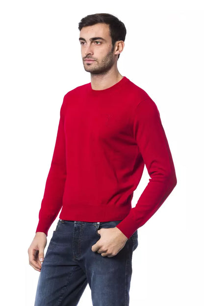 Maglione in lana merino rossa