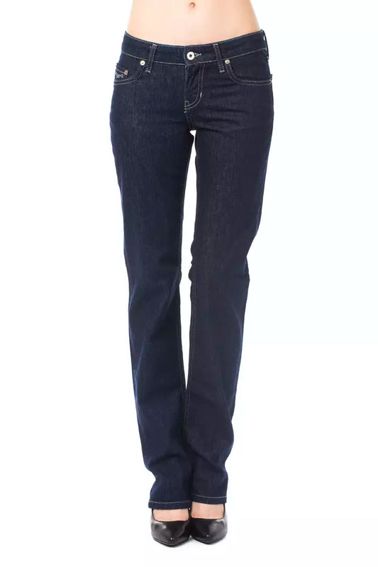 Elegante blaue Luxus-Jeans im Regular Fit