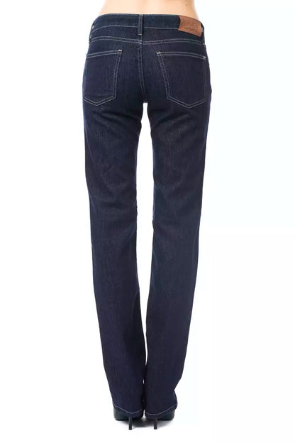 Elegante blaue Luxus-Jeans im Regular Fit