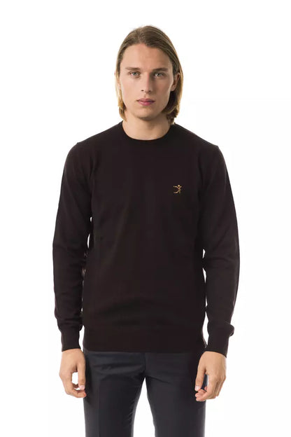 Brauner Pullover aus Merinowolle