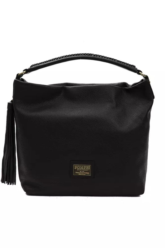 Sac à bandoulière en cuir noir