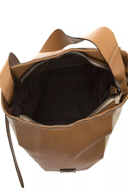 Sac à bandoulière en cuir marron