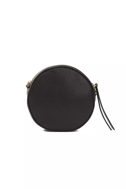 Sac bandoulière en cuir noir