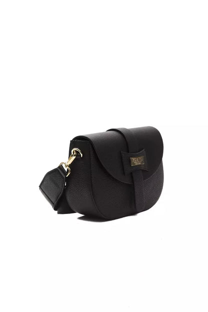 Sac bandoulière en cuir noir