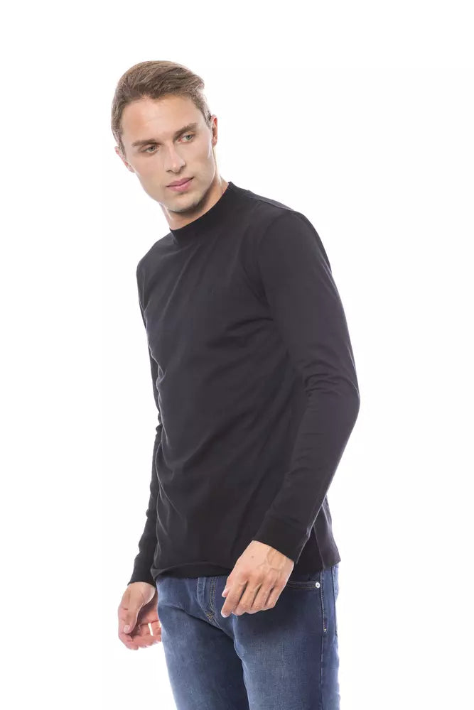 Maglione in cotone nero