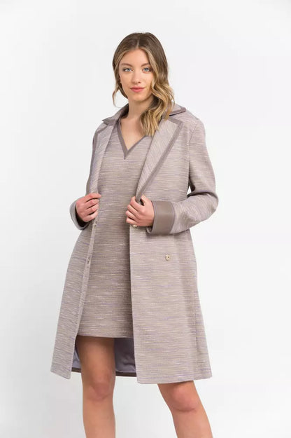 Giacche e cappotto in cotone beige