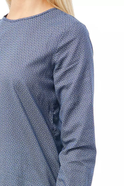 Camicia in cotone blu