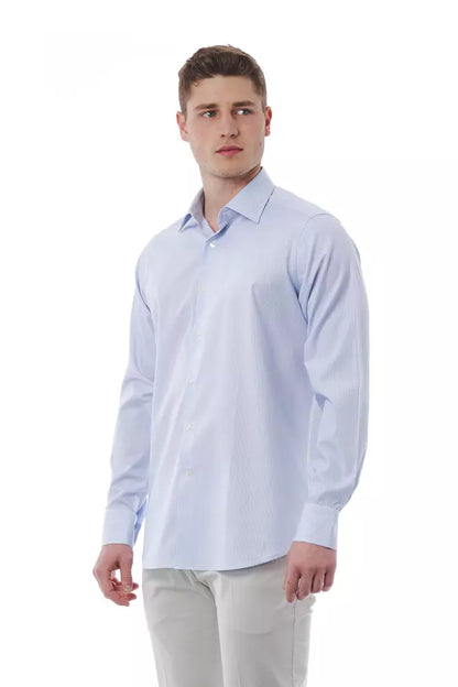 Camicia in cotone azzurro