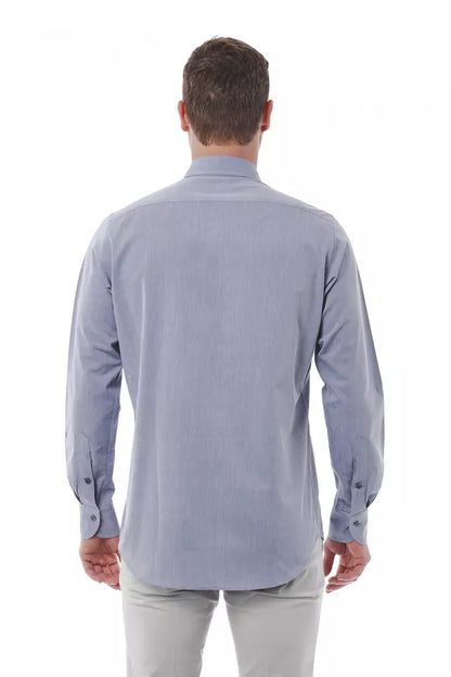 Bagutta Gray Cotton Men Shirt