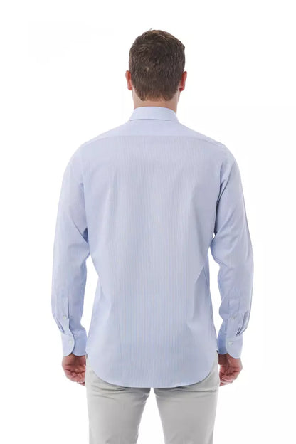 Camicia in cotone azzurro