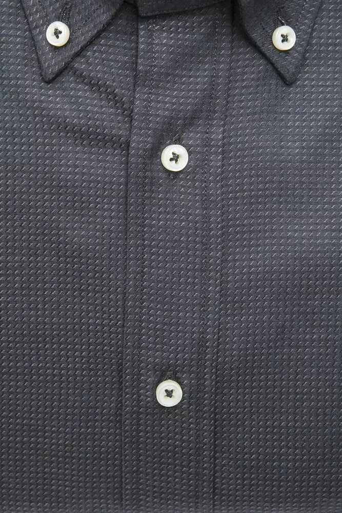 Robert Friedman Green Cotton Men Shirt