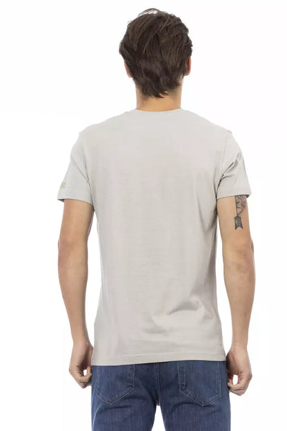 T-shirt in cotone grigio