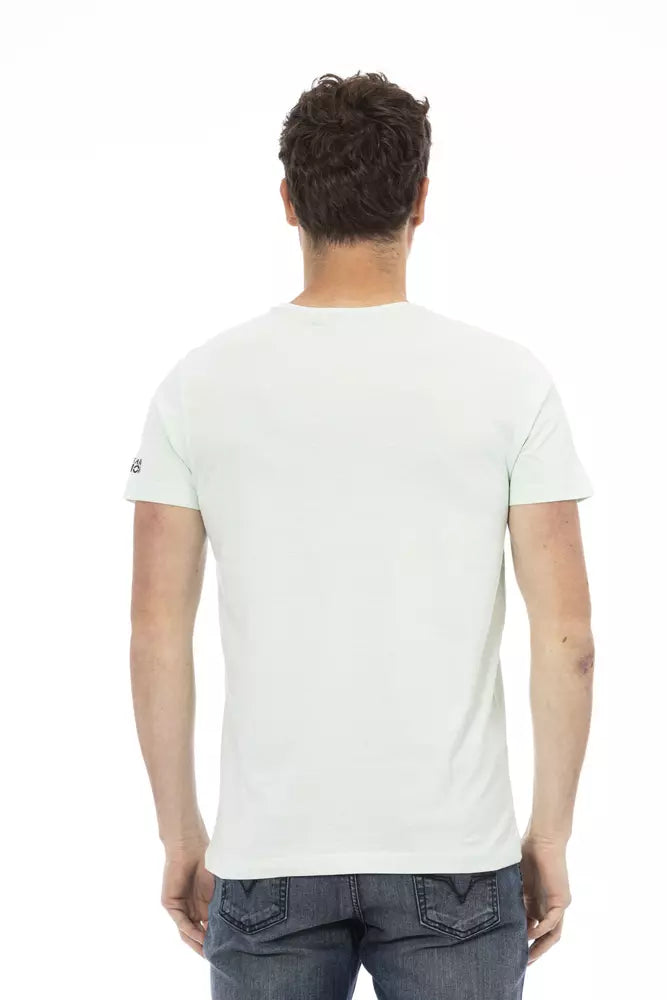 T-shirt in cotone azzurro