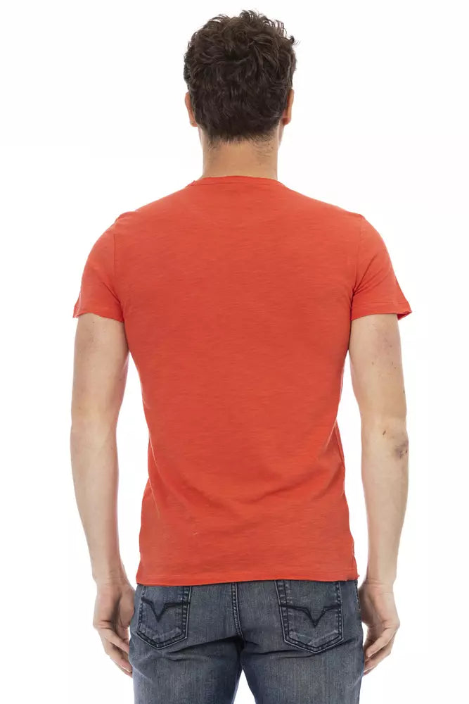 Rotes Baumwoll-T-Shirt