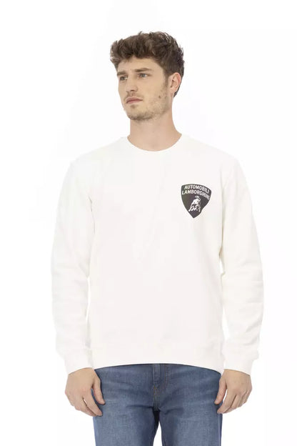 Maglione in cotone bianco