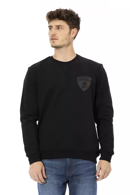 Maglione in cotone nero