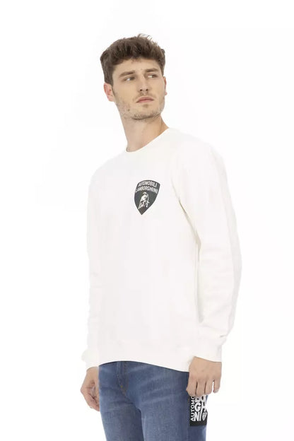 Maglione in cotone bianco