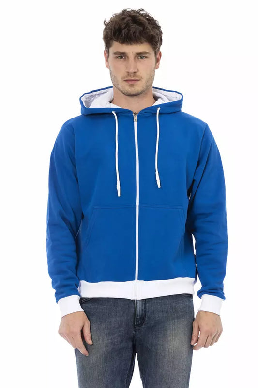 Maglione di lana blu